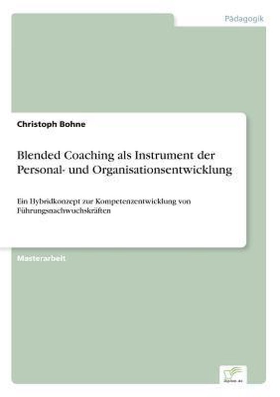 Blended Coaching als Instrument der Personal- und Organisati ... - cover