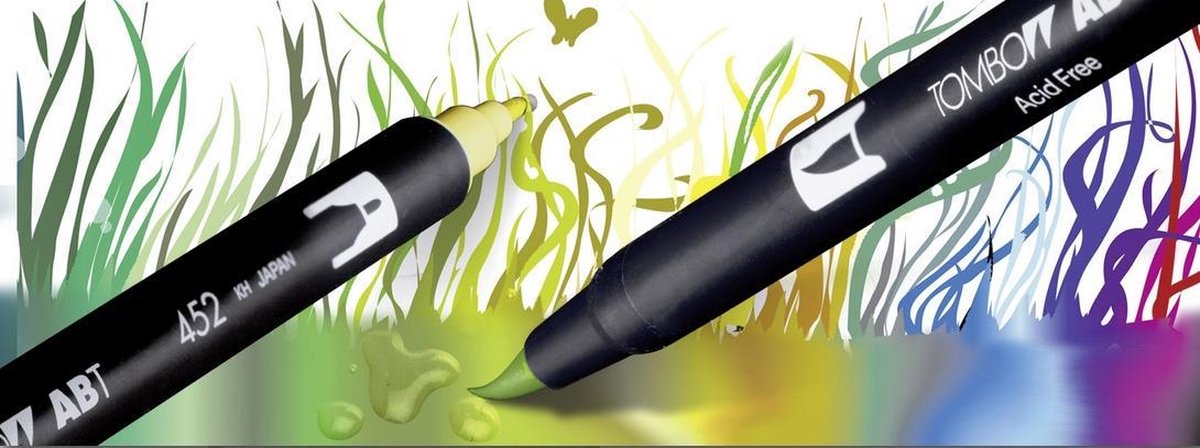 Tombow Brush pen - ABT N60 - Dual Brushpen - Cool gray 6 - Grijs — afbeelding 6