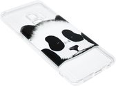 ADEL Siliconen Back Cover Hoesje Geschikt voor Samsung Galaxy S9 Plus - Panda