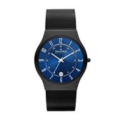 Skagen T233XLTMN Horloge Heren Zwart Ø 40 mm bol