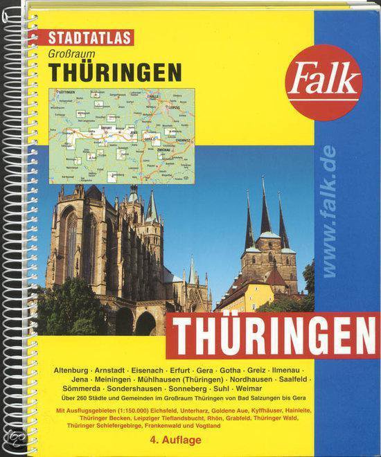 Cover van het boek 'Thuringen kaartboek'