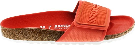 Birkenstock Tema Dames Slippers Small fit - Coral - Maat 41
