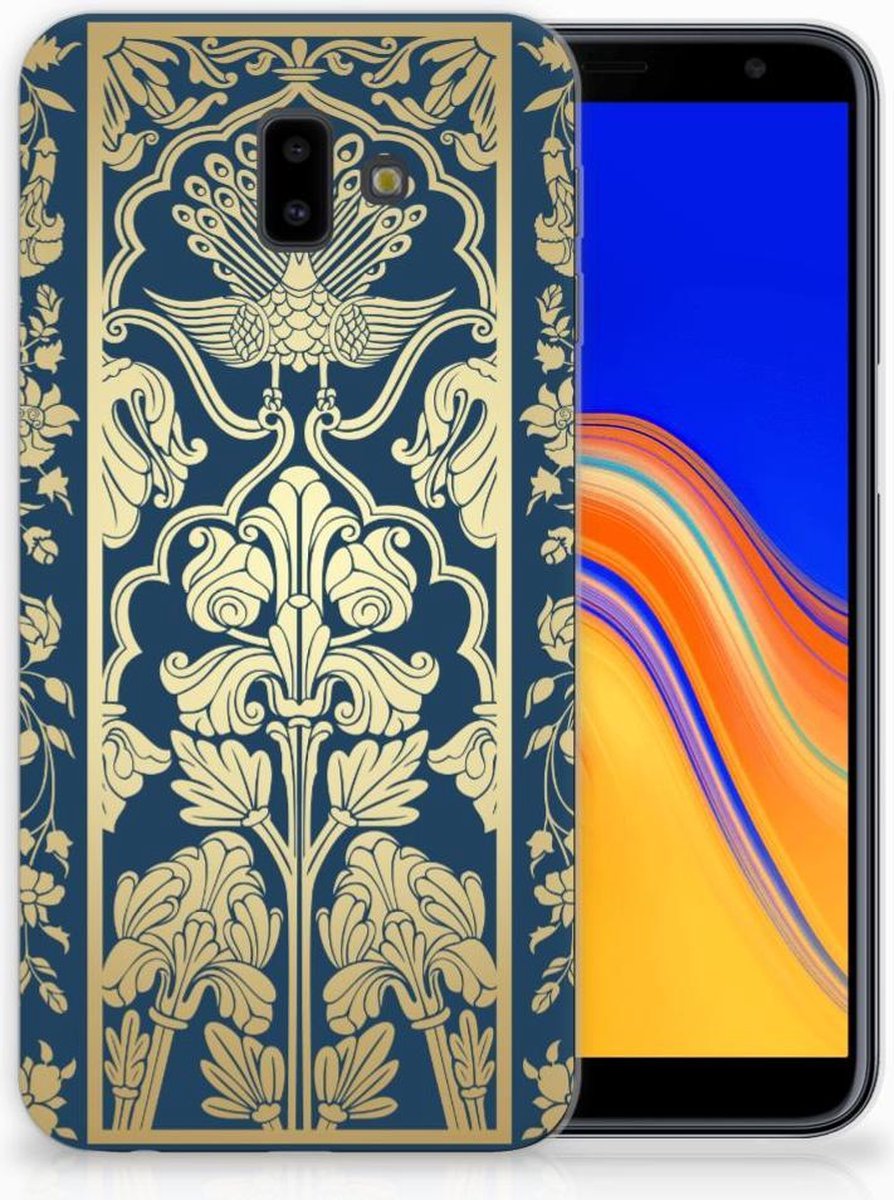 Samsung Galaxy J6 Plus (2018) TPU Case Beige Flowers
