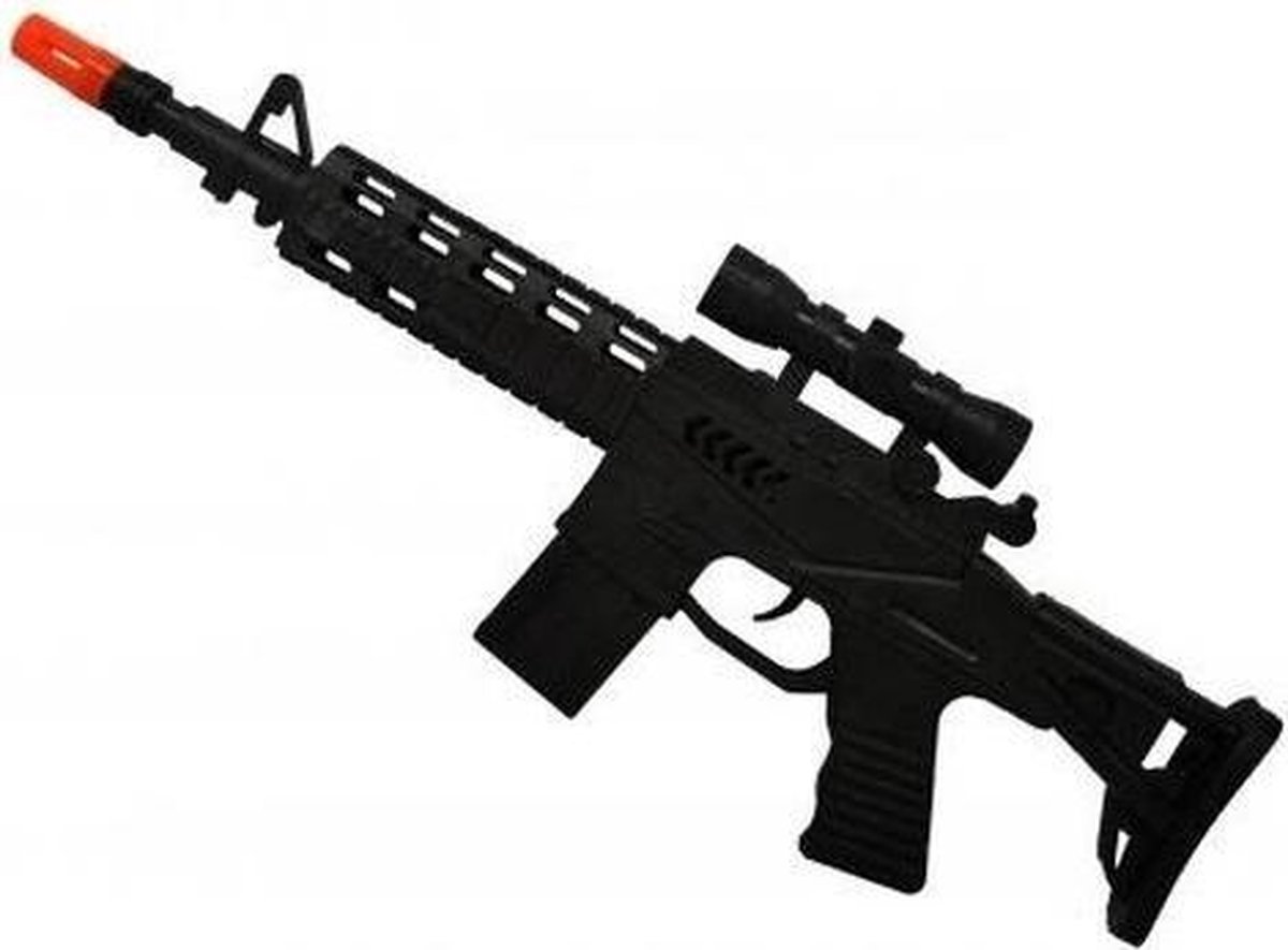 Speelgoed wapens machinegeweer met geluid 40 cm - soldaten/politie speelgoed  accessoires | bol.com