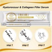 Hyaluronzuur en Collageen Filler Serum +pearl | verkleint poriën | mee-eters verdwijnen | helpt acne verminderen | anti age | anti rimpel | hydraterend