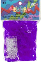 Rainbow Loom Rubber Bands - Rubber Bands Lilac - 600 pcs