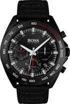 Hugo Boss Intensity 1513662 Horloge - Leer - Zwart - Ø 44 mm