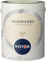 Histor Perfect Finish Muurverf Mat - 5 Liter - Roomwit
