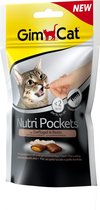 GimCat Nutri Pockets  - Gevogelte & Biotine - 60 g