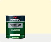Rambo Pantser Lak Dekkend Zijdeglans 0,75 liter - Ivoorwit