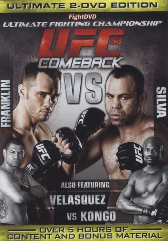 Cover van de film 'UFC 99 - The Comeback'