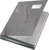 Leitz - Design Vloeiboek - Karton - 18 scheidingsbladen - Grijs