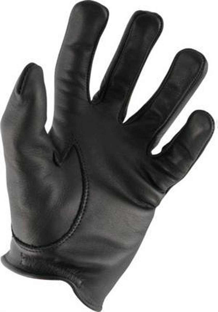 Mister B - Leren Politie Handschoenen - Zwart 2XL
