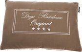 Lex & Max Residence Coussin pour chien rectangle 100x70cm taupe