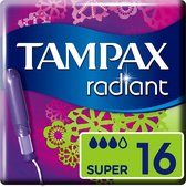 Tampax Radiant Super met Inbrenghuls - 16 Tampons