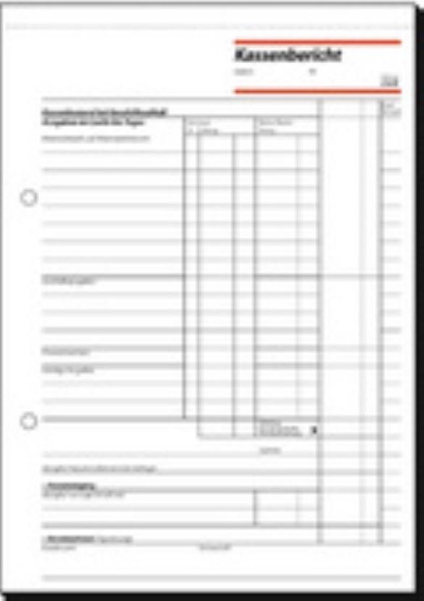 sigel formulierboek Kassenblock, 100 × 158 mm, 2 × 50 vel