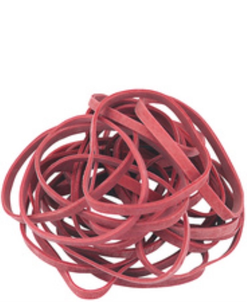 Läufer elastiekjes RONDELLA, rood, 100×5 mm