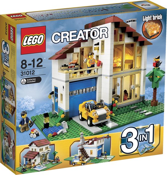 Ik was mijn kleren Vier Vlekkeloos LEGO Creator Familiehuis - 31012 | bol.com