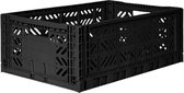 AyKasa Folding Crate Maxi Box - Black