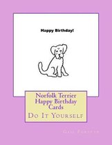 Norfolk Terrier Happy Birthday Cards