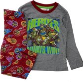 Teenage Mutant Ninja Turtles pyjama - rood - maat 98 - Turtles pyjamaset