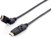 Equip HDMI High Speed Kabel A->A Draait St/St 5.00m Zwart Polybag