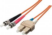 Equip 252333 Glasvezel kabel 3 m OS2 SC ST Geel
