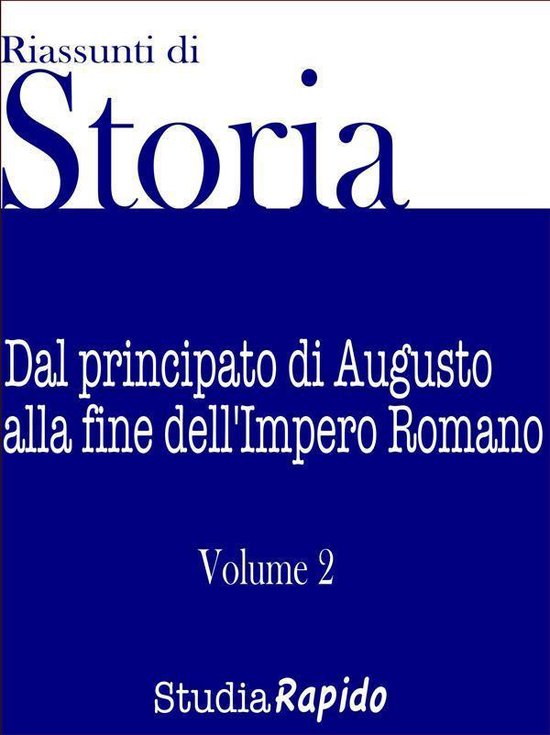 Riassunti di storia - Volume 2 - cover