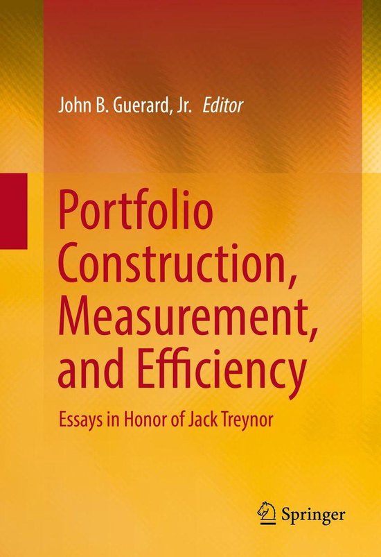 Economics and Finance (R0) - Portfolio Construction, Measure ... - cover