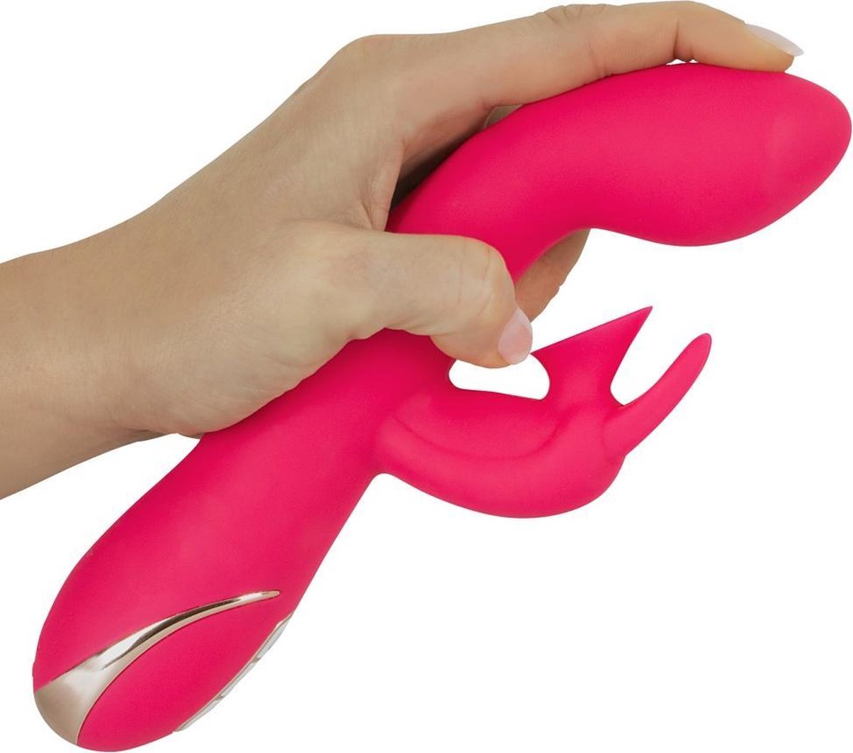 Vibe Coutoure – Rabbit Euphoria Bunny Vibrator met Clitorale Zuig Functie en G-spot Schacht – 22 cm – Roze