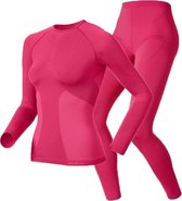 Odlo Evolution set - Sportshirt/ broek - Dames - Rose - Maat S