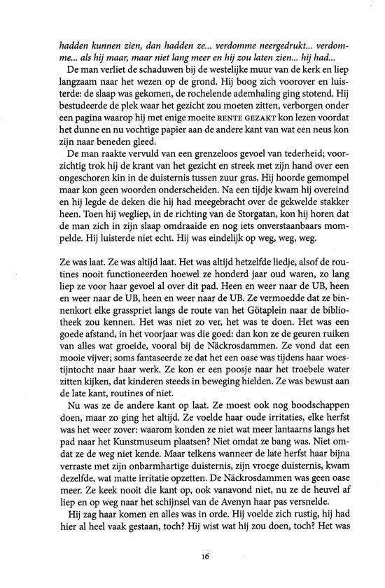 Page de texte du livre 'Verloren Ziel'.
