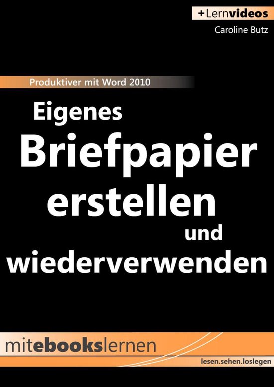 lernen 32767 - Mein eigenes Briefpapier erstellen - cover