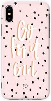 Fashionthings Go for it girl iPhone X/XS Hoesje / Cover - Eco-friendly - Softcase