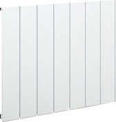 Design radiator horizontaal aluminium mat wit 60x66cm 777 watt - Rosano