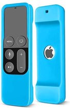 Apple TV Afstandsbediening Silicone Case Cover Hoesje geschikt voor Apple TV Afstandsbediening - Blauw