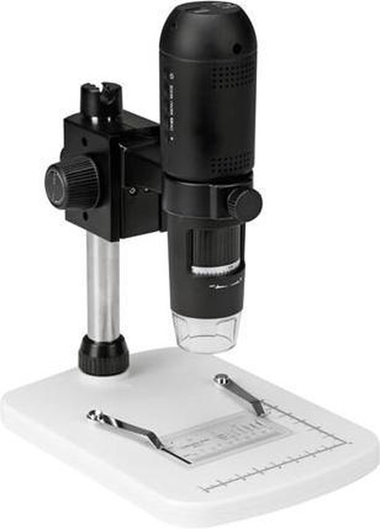 Velleman Digitale microscoop, 3 megapixel, HDMI, USB, instelbare focus, ideaal voor onderzoek van planten, mineralen, insecten en meer