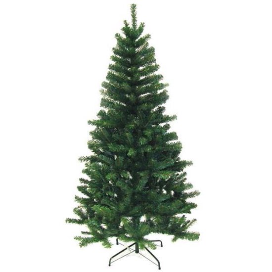 Groene Kunst Kerstboom H 1,80 m incl. standaard. +/-100 takken. In 2 delen.  | bol.com