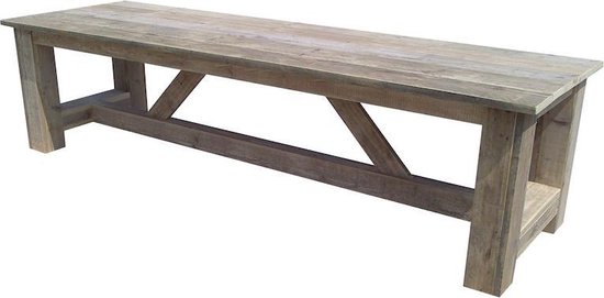 optocht Koor stuk Kloostertafel gebruikt steigerhout 250x97x75cm | bol.com