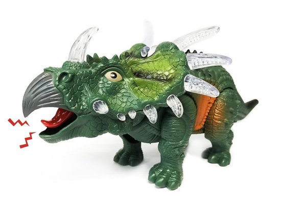 woestenij Spijsverteringsorgaan erven DINOSAURUS speelgoed - CERATOPIA - met licht en Dino geluid 35CM (incl.  batterijen) | bol.com