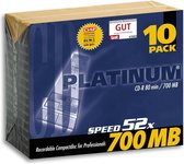 Platinum CD-R 700 MB 10er Slimcase