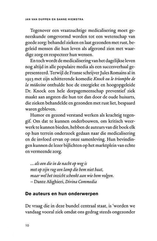 Ziek van gezondheid
