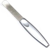 Premax - Professionele Voet & Hand Nagel vijl - Saffier - 18,5 cm.- Zilver