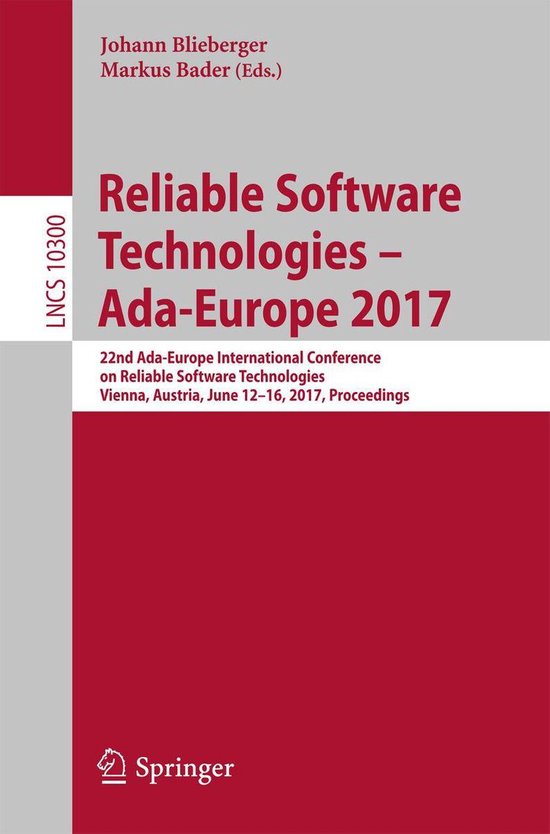 Springer Nature Proceedings Computer Science - Reliable Soft ... - cover