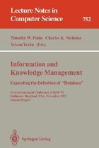 Information and Knowledge Management: Expanding the Definition of  Database