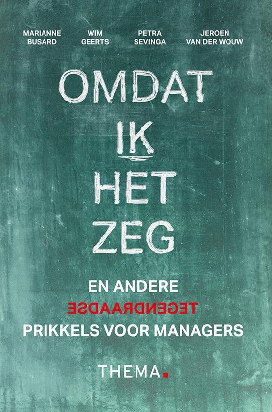 Omdat ik het zeg - cover