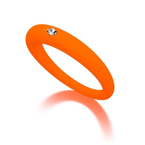 Due Punti Colors Ring - Oranje - Maat 56. | bol.com