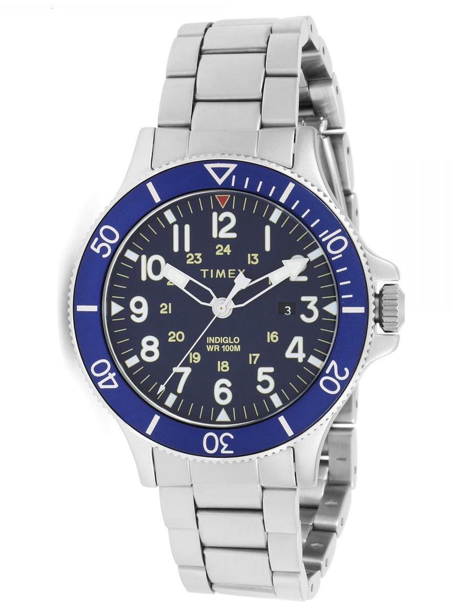Timex Allied Coastline TW2R46000 Horloge - Staal - Zilverkleurig - Ø 43 mm  | bol.com