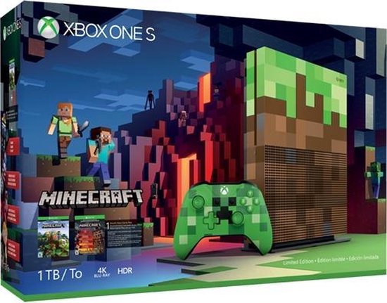 mentaal gans Peave Xbox One S console 1 TB (Limited Edition) + Minecraft | bol.com