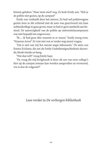 Tekstpagina uit 'De verborgen bibliotheek'. Begint met 'binnen gekeken.' en eindigt met 'Lees verder in De verborgen bibliotheek'.